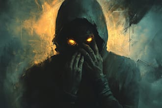 design stunning horror book cover art book design or ebook