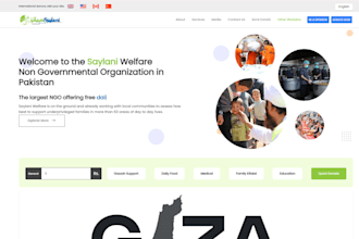design redesign nonprofit, charity, ngo, donation and non profit website