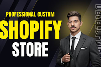 do custom code for shopify store design or shopify plus website