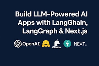 build llm powered ai apps with langchain, langgraph, fastapis and nextjs