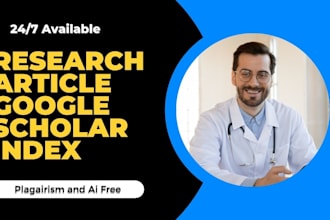 help in publishing article in peer reviewed journal indexed by google scholar