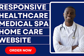 design redesign healthcare website medical spa dental home care website