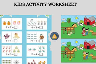 do educational book children course kid worksheet activity book colouring page