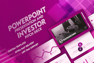 do powerpoint presentation and pitch deck