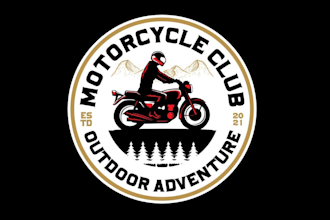 make an awesome motorcycle club logo  foyourbusiness in 12 hr