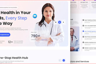 develop telemedicine website, doctor website, consultation website