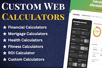 create custom web calculator tools for your business