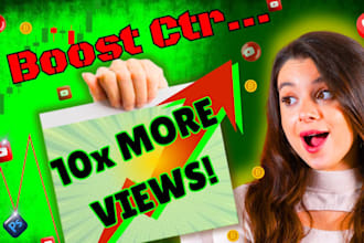 design viral youtube thumbnails with fast delivery