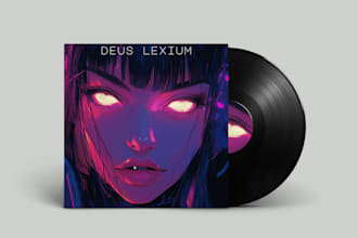 design anime album cover art