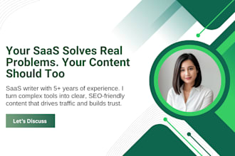 be your saas SEO content writer