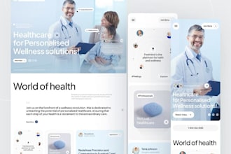 develop hipaa telemedicine website, healthcare website, clinic website