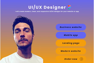 create a professional UI UX design