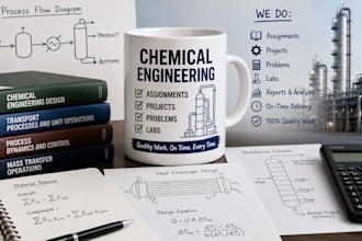 do chemical engineering assignments, projects, problems labs