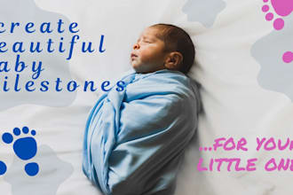 create printable baby milestone cards and nursery wall art