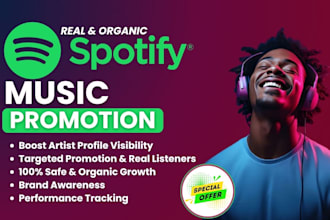 do spotify album promotion, spotify music track promotion