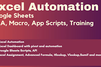 optimize data with excel, google sheets, formulas, and vba