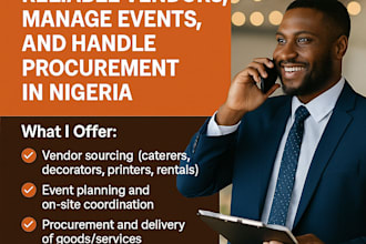 do vendor sourcing, events, and procurement in nigeria