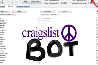 develop pro craigslist bot, monitor bot, auto buying bot, etsy bot,streaming bot