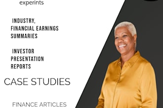 do industry, financial earnings summaries, and investor presentation reports