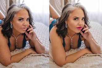 do high end beauty skin retouching photoshop