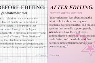 humanize ai generated content and make it engaging