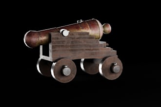 create 3d props, products isometric model for games