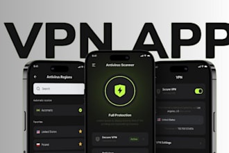 build a secured VPN app like expressvpn with full admin panel,openvpn,wireguard