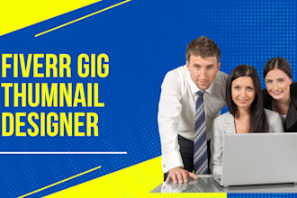 design a catchy fiverr gig image thumbnail or gig cover picture