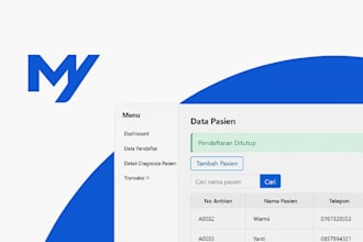 develop a data management application for your clinic management