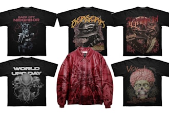 design streetwear clothing merch graphic t shirt and hoodie