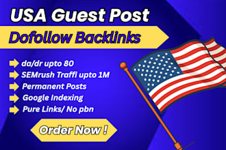 publish USA guest post with do follow backlinks
