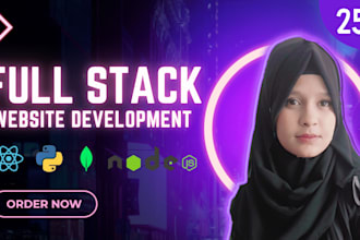 be your full stack developer with react, node, express, and mongodb