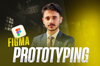 create clickable prototyping in figma, website prototype, app