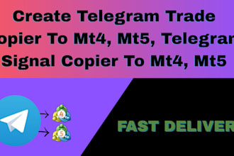 create telegram trade copier to mt4, mt5, telegram signal copier to mt4, mt5