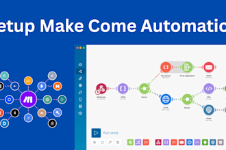 setup make com automation, make automation, made com automation