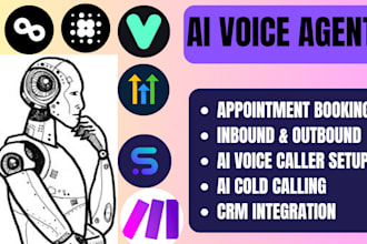 design ai voice calling bot for customer support and business and lead followup