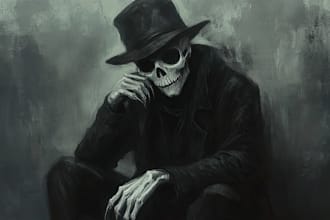 draw dark, horror, zombie avatar for your profile picture