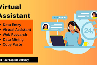 be your reliable virtual assistant for data entry and admin tasks