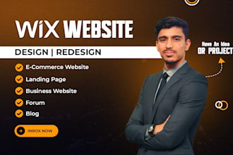 do wix website design or redesign wix website or wix online store