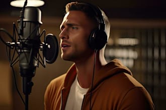 be your professional male singer, pop, hip hop, jazz, vocalist, country song