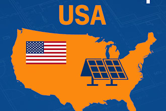 solar pe stamp structural electrical plan permit USA engineering drawing