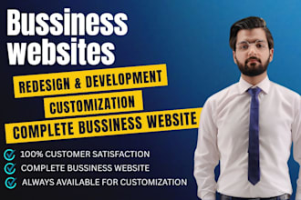 develop a professional business website in laravel