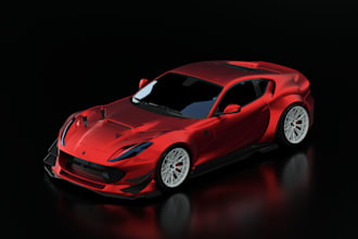customize 3d mid poly fivem game,car rigging, vehicle,realistic off road vehicle