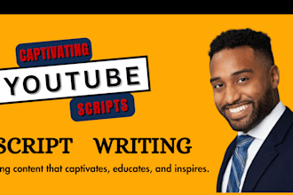 do captivating youtube video script writing nba yt scripts or articles writer
