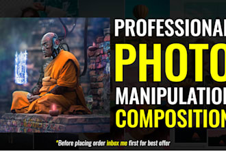do fast photoshop editing, realistic photo manipulation