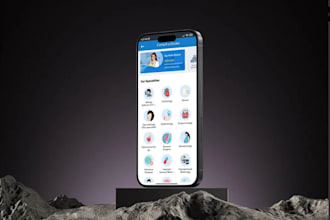 develop a secure telehealth mobile app and website for android and ios