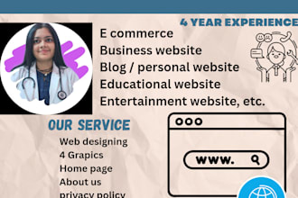 be your elementor expert ,custom homepage ,web pages