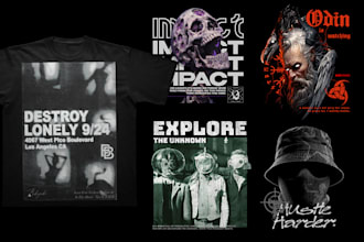 design streetwear clothing merch graphic t shirt and hoodie