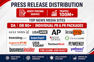 distribute pr news article high da premium guest posting, seo guest post service