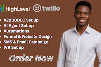 do your a2p 10dlc registration on twilio, gohighlevel ringcentral twilio
